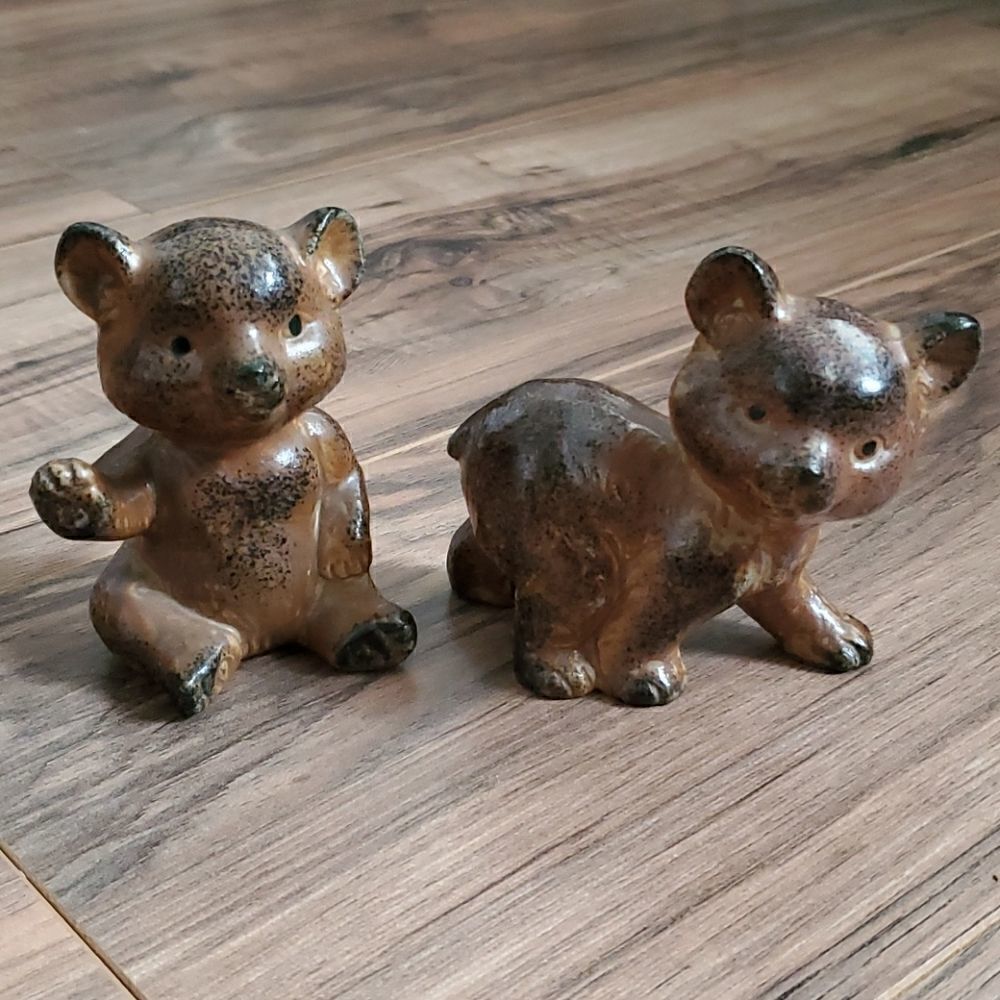 OMC Japan | Set of 2 Ceramic Bears